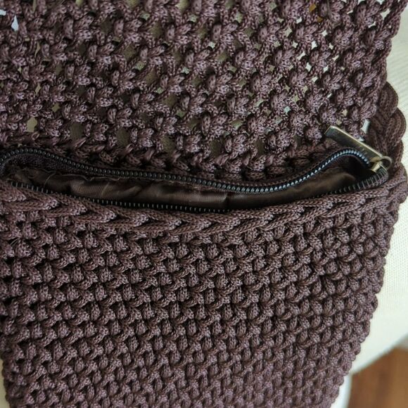 Brown Shell and Bead Crossbody Bag - Picture 3 of 6